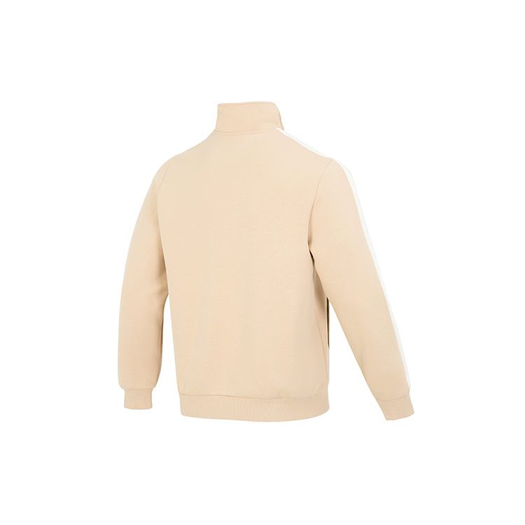 Puma Team Badge Zipper Jacket With Stand Collar Men Jackets Khaki 677375-67