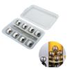 9 Pcs/set Stainless Steel Whiskey Ice Tartar Reusable Metal Frozen Ball Beer Ice Cube Unique