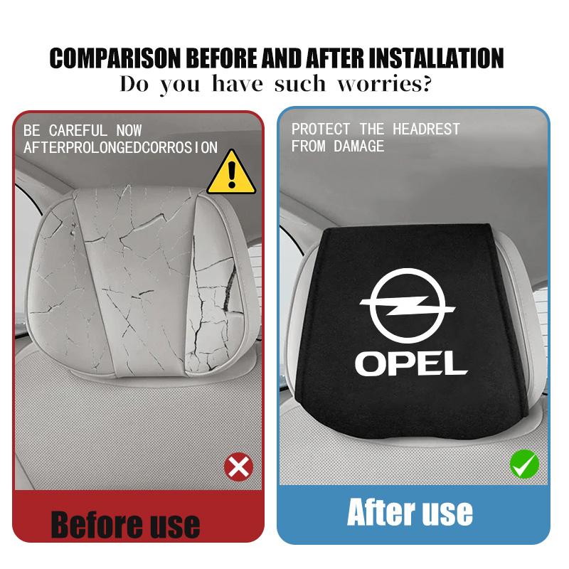 Для автомобиля Opel Чехол на подголовник Универсальные аксессуары для интерьера Подходит для Corsa Mokka Astra Cascada Adam Insignia Meriva Vectra