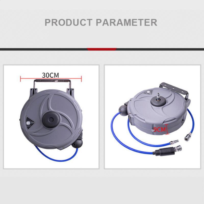 Устройство для намотки воздушной трубки накачивания шин Инструмент для ремонта и красоты автомобиля Автоматическая выдвижная катушка для шланга