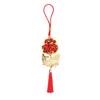 Chinese New Year Decoration Red Hanging Tassel Ornaments Lucky Fu Pendants for Home Office Car Trees Spring Festival