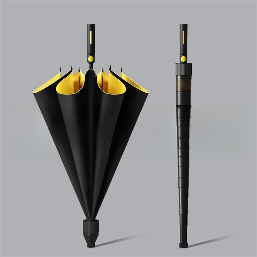 Водонепроницаемый зонт для гольфа с длинной ручкой, длинным стержнем, штормовой