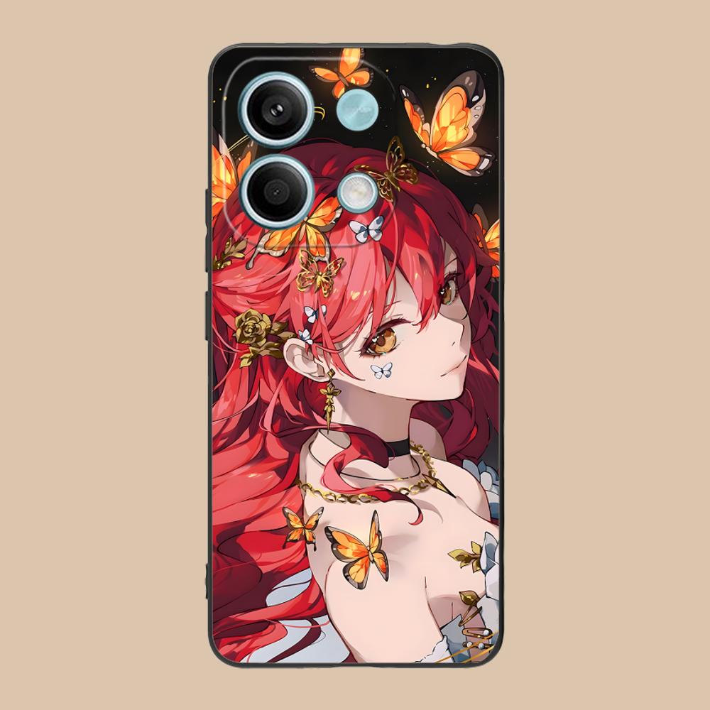 HSR Himeko Matte TPU Mobile Phone Case for POCO F8 F7 F6 F5 F4 F3 F2 Pro GT C75 C71 C65 C61 C40 Pro Ultra Colorful Cover