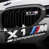 Совместимый значок решетки радиатора для BMW X Series: X1M, X3M, X5M Thunder Edition