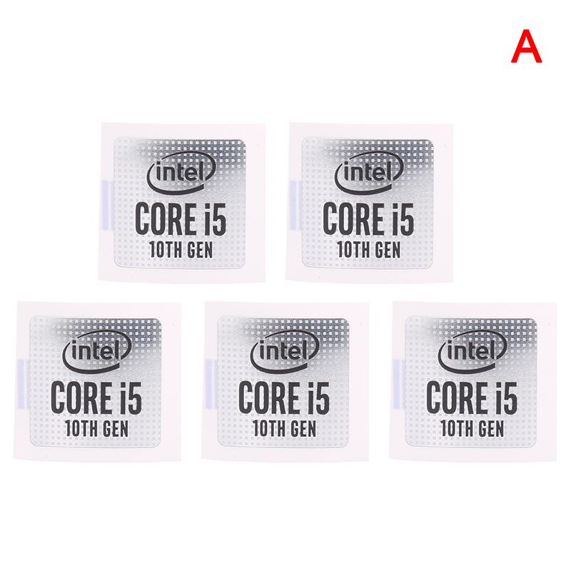 5 шт. Наклейка-декорация-этикетка для ноутбука и настольного компьютера серии Core I5