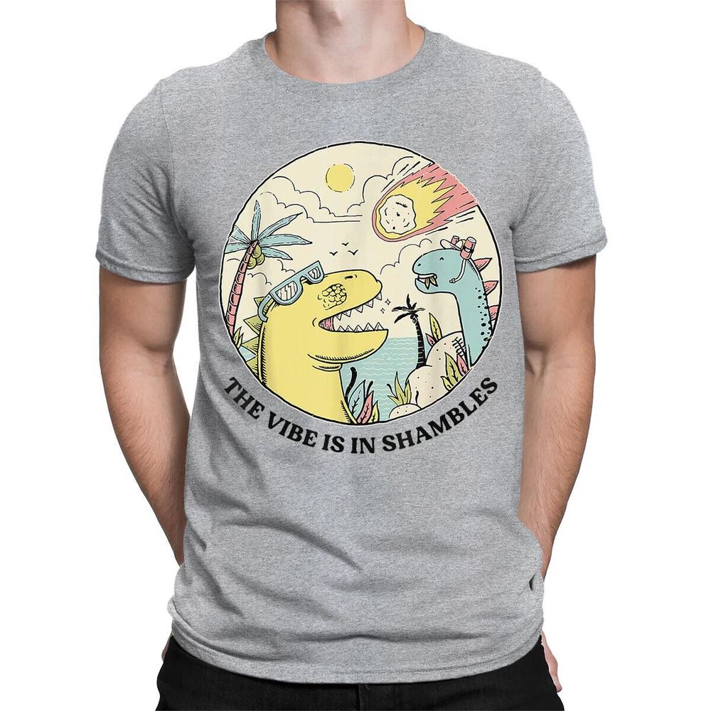 The Vibe Is In Shambles Funny Cartoon Meme Vintage Unisexs Unisexs TShirts UJV6
