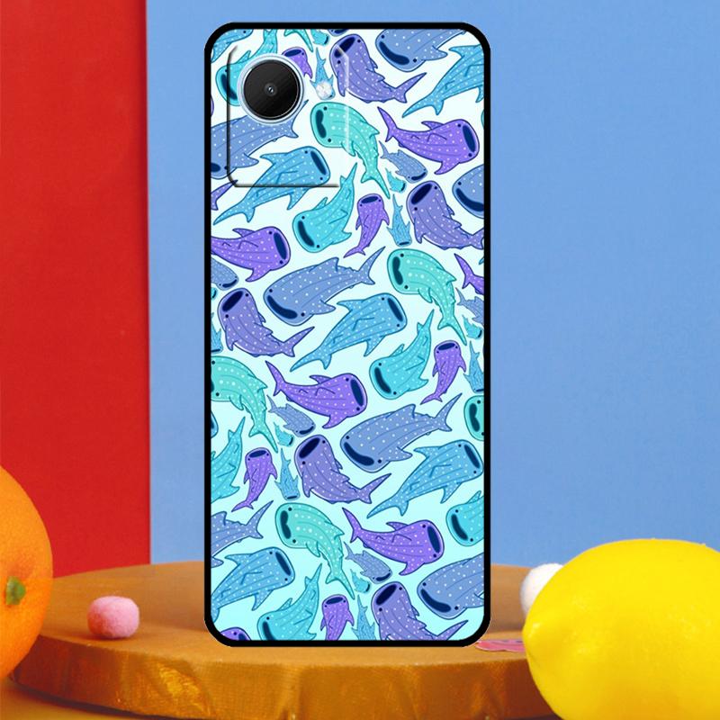Чехлы с китовыми акулами для Realme 15 Pro 10 11 12 13 14 Pro Plus GT6 GT7 C61 C67 C63 C71 C55 C51 C65 C53 C75