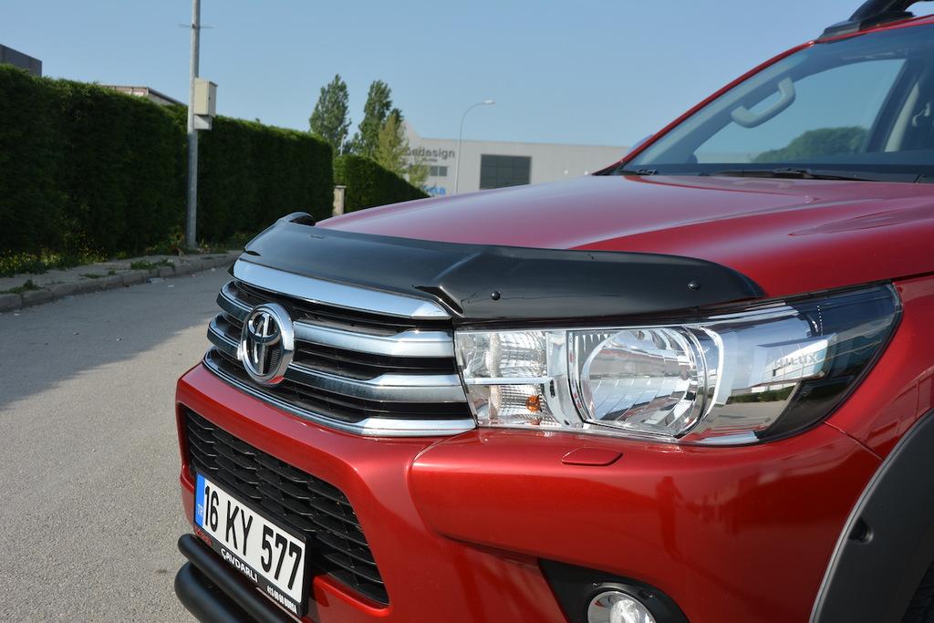Дефлектор капота 2015-2020 (EuroCap) для Toyota Hilux 2015- гг