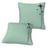 1950S Atomic Age Retro Starburst In Mint Green And Black 2 Pcs Square Pillowcase Pillow Cover Throw Pillow For Home Bedroom