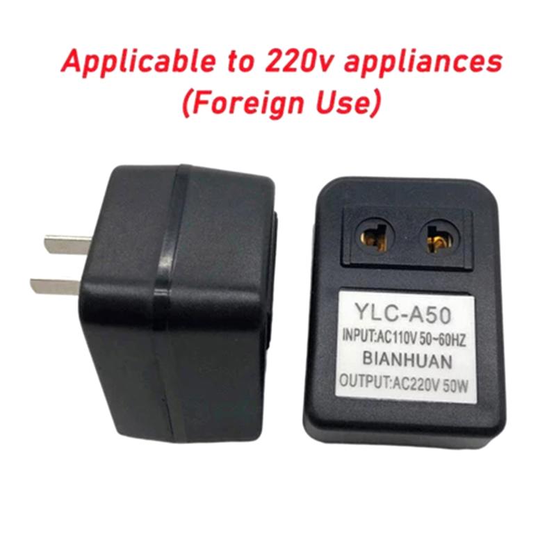 Voltage Converter Universal 50W Step Up Down Transformer 220V 110V Power Regulator for Small Electronics Portable