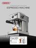 HiBREW H10A Semi Automatic Espresso Coffee Machine, Hot and Cold Extraction, 1.8L Water Tank, 20 Bar Pressure, Adjustable Temperature 