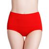 Women Plus Size Solid Color M-7XL Briefs Underwear High Waist Panties Cotton Underpants Lingerie