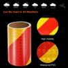 10cm*5m High Visibility Reflective Sheeting Tape Honeycomb Yellow Red Strip Waterproof Adhesive Reflector Sticker For Motorcycle