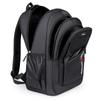 Men's large-capacity backpack, fashionable laptop bag, suitable for travel and business, equipped with secure zipper closure and