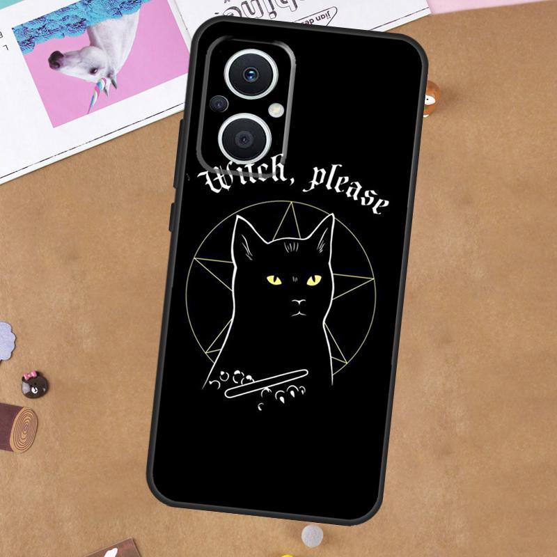 Кот-ведьма Для OPPO Reno 7 8 Lite 10 11 12 13 14 Pro 8T 11F 12F 13F 14F OPPO Find X8 X5 X6 X9 Pro Чехол