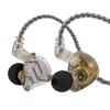 ZS10 Pro Гибридные IEM с 4BA+1DD, Hi-Fi Проводные Игровые Музыкальные Наушники, Лицевая Панель из Нержавеющей Стали, Съемный Кабель, Премиальный Hi-Fi Внутриканальный Монитор для Музыкантов