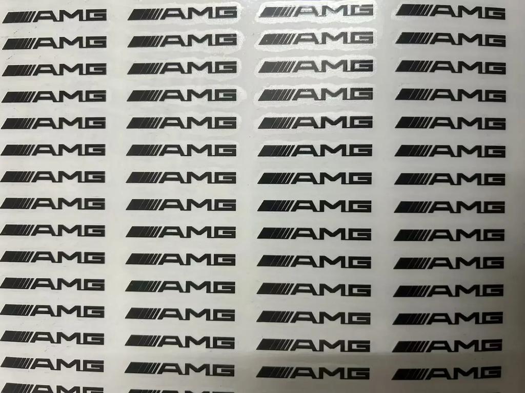 Car Badge Decals Auto Emblem Sticker Accessories For Mercedes Benz AMG Brabus Maybach Smart W204 GLC CLA GLK W205 W203 W206 W108 po1