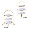 Desserts Cupcakes Stand Cookie Tray Rack Tiered Serving Platter Pastry Serving Tray for Candy Dessert Cakes Cookie Wedding