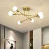 1PC Nordic Minimalist Pendant Light Ceiling Lamp LED Chandelier Suitable for Bedrooms Living Rooms Black Gold Lighting Decoration