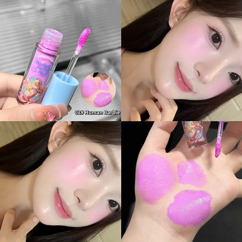 CAPPUVINI Vitality Монохромные жидкие румяна Увлажняющие Водянистые Легкие Жидкие Расширяющий Цвет Макияж Румяна