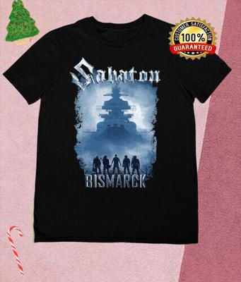 Вдохновленные Sabaton Bismarck Черная Хлопковая Футболка для Мужчин Все Размеры S 4XL Унисекс Футболка