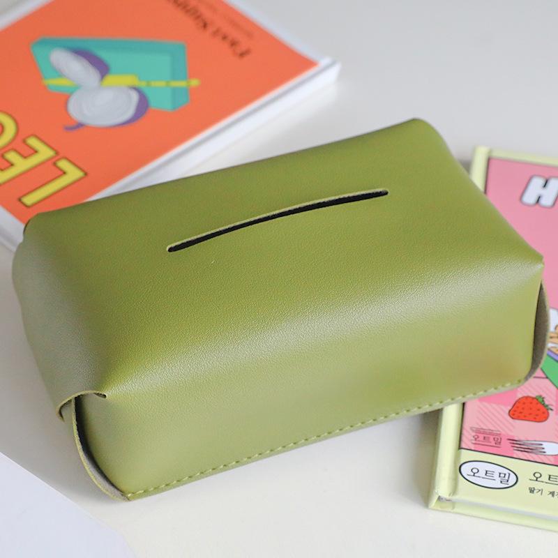 Квадратная коробка для салфеток из искусственной кожи, чехол для салфеток, складной чехол для носовых платков, кухонные принадлежности, настольный органайзер для хранения