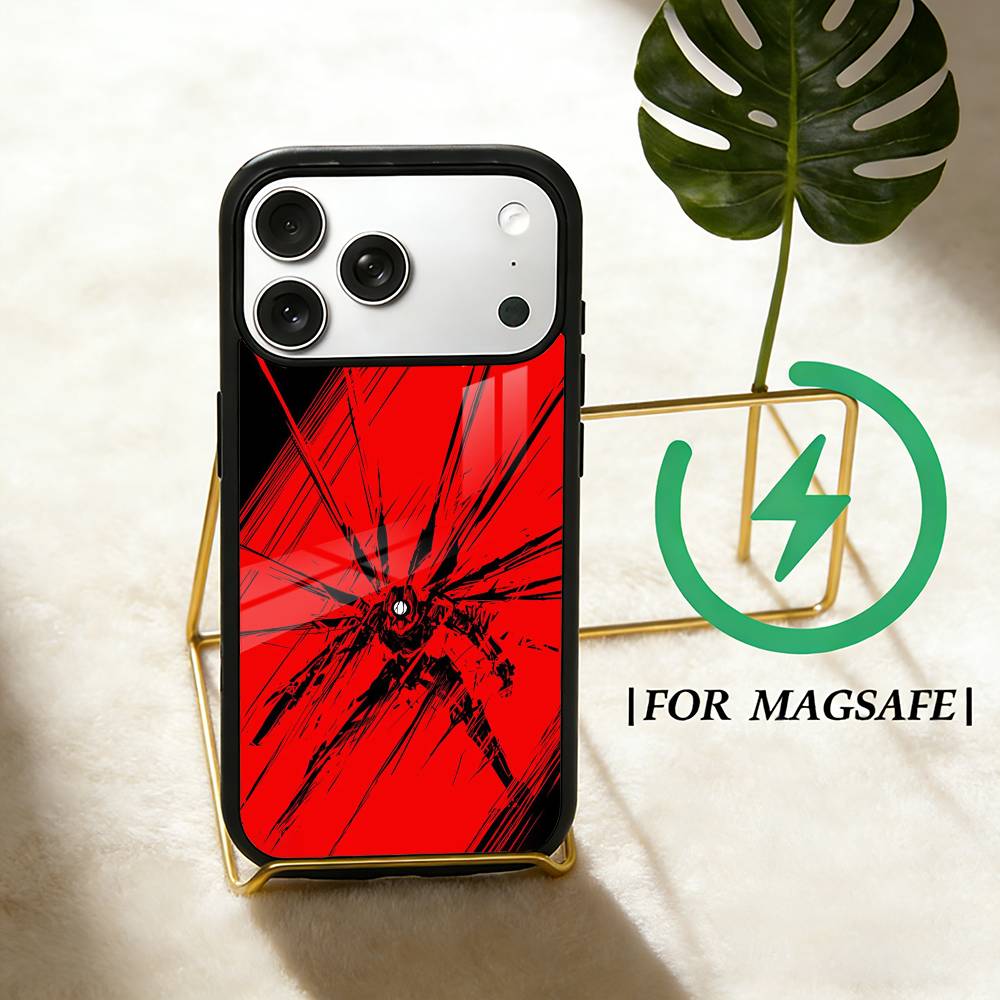 U-ULTRAKILL мир выглядит красным Чехол для телефона для iPhone 17,16,15,14,13,12,Plus,Pro,Max Для Magsafe Магнитная Беспроводная Зарядка