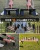 iClimb Compact Aluminum Camping Table with a Newly Designed and Folds and Includes a Storage and 30kg Load Capacity Roll-Up Roll-Up Top, Durable,
