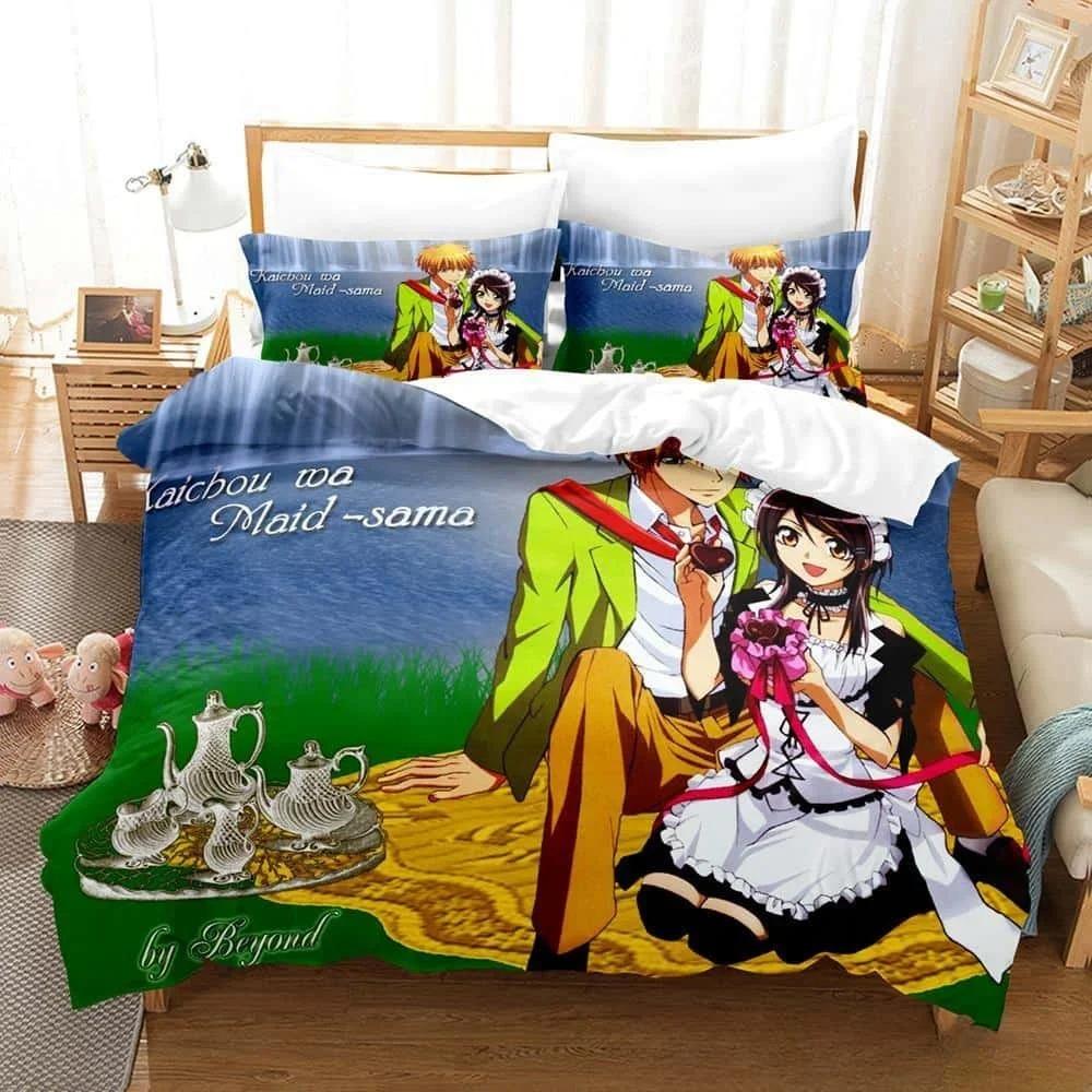 Новый 3D-принт аниме Kaichou Wa Maid-sama комплект постельного белья Single Twin Full Queen King Size комплект постельного белья для взрослых и детей, комплект пододеяльников