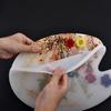 New Creative DIY Crystal Epoxy Mold Creative Handmade Mirror Color Palette Drawing Board Silicone Mold Household Supplies