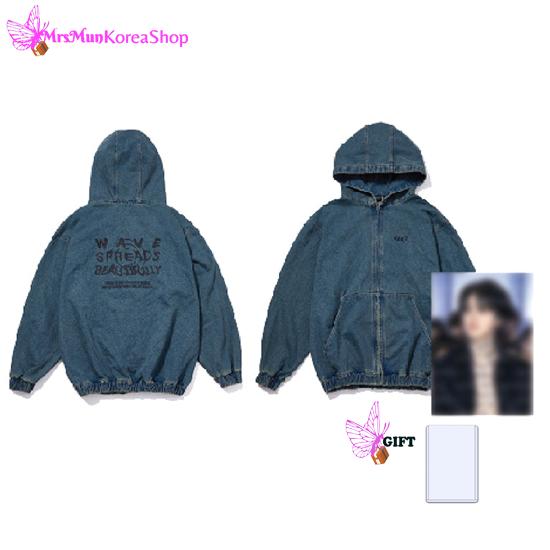 BTS Jimin The Truth Untold: Exhibition Denim Zip-Up Hoodie