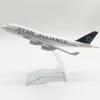 16 см Масштаб 1/400 Модель Самолета Thai Star Alliance Airways 747 B747 Самолет из Сплава с Шасси Игрушечная Модель Самолета