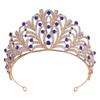 New Popular Bridal Headwear, Leaf Inlaid Rhinestone Alloy Bridal Crown Hair Accessories