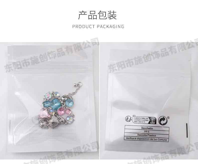 "Rainbow Kingdom" Sweet Wind Candy Color Zircon Bracelet Women's Fashion Versatile Premium Creative Jewelry
