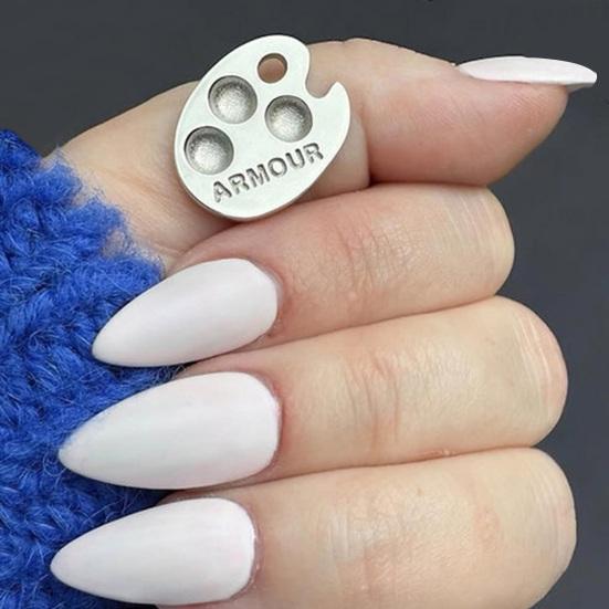 Палитра для дизайна ногтей, набор колец, носимые кольца для пальцев, металлические маникюрные инструменты, мини-палитра для красок, кольца для пальцев, палитра для смешивания цветов для дизайна ногтей на кончиках пальцев