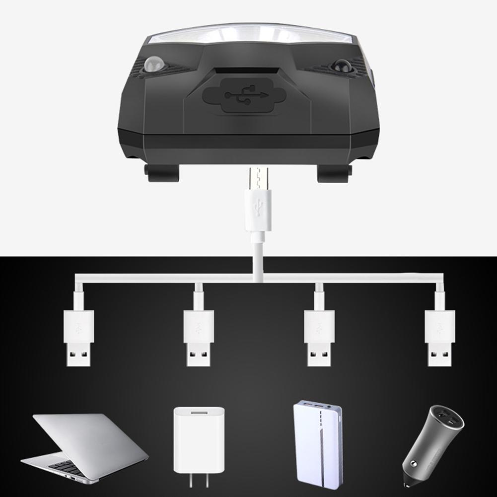 Powerful Headwear Lantern Motion Sensor High Brightness Headlight 500LM Portable LED Headlamp for Outdoor Fishing Camping Hiking