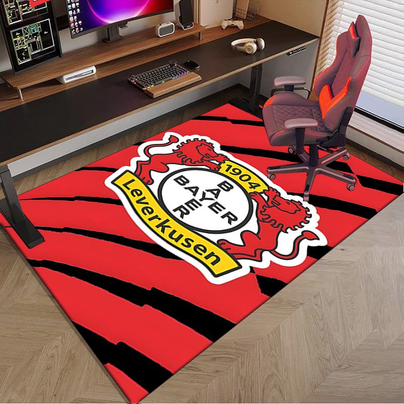 Bayer Football Club Printed Area Rug for Office, Chair Rug, Decorative Carpet Floor Mat, Large Size Fan gifts Christmas gifts