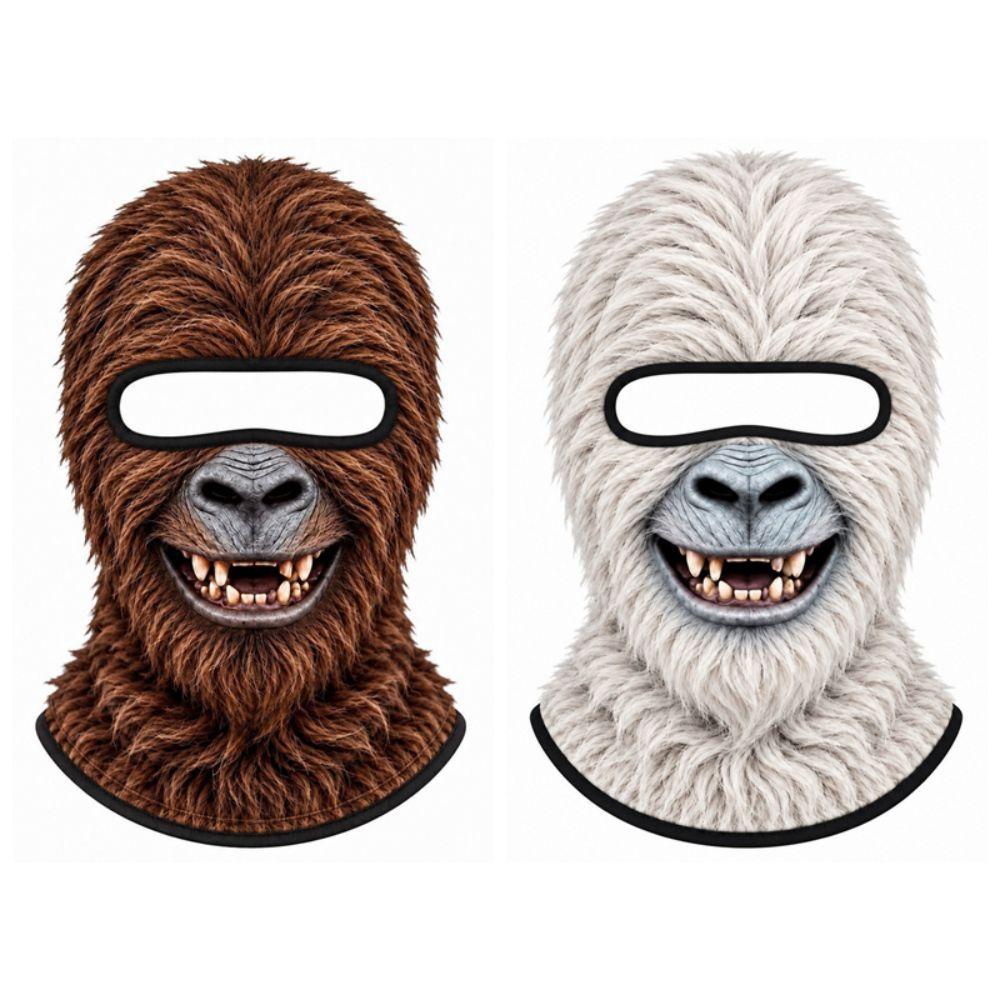 3D Face Printed Winter Mask Cover Full Coverage Ski Mask Hood New Funny Ski Mask For Men Woman
