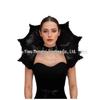 Викторианский Бархатный Готический Вампирский Женский Воротник-Накидка