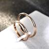 Simple Stainless Steel Couples Ring Engagement Wedding Jewelry Accessories Gifts Size 5-9