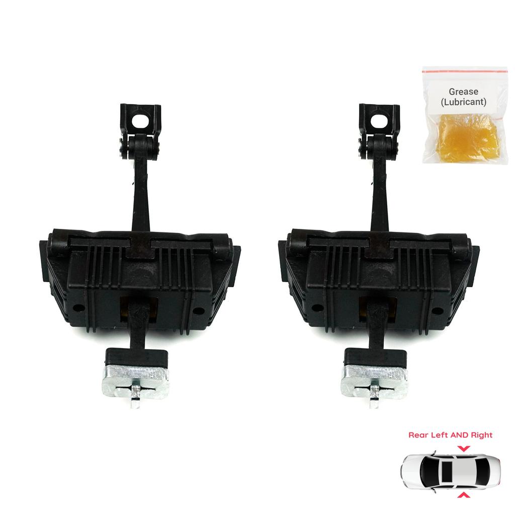 EDP1078-1 2 Pieces Rear Left AND Right Door Catch Hinge Brake Stop Check Strap Limiter for BMW 5 Series E60 E61 2001-2010 4/5-Door 51227176805