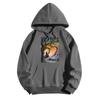 Women's Fashionable Casual Halloween Witch Print Hooded Sweatshirt With Pockets Long Sleeved Sweatshirt