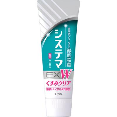 Зубная паста Systema EX Whitening Fresh Clear Mint 125 г (Квази-лекарство) Заболевания пародонта Нанесите необходимое количество на зубную щетку и используйте. Pe