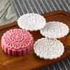 185g Large Moon Cake Mold 3D Plastic Candy Maker Home Made Cookie Maker With 3 Pattern