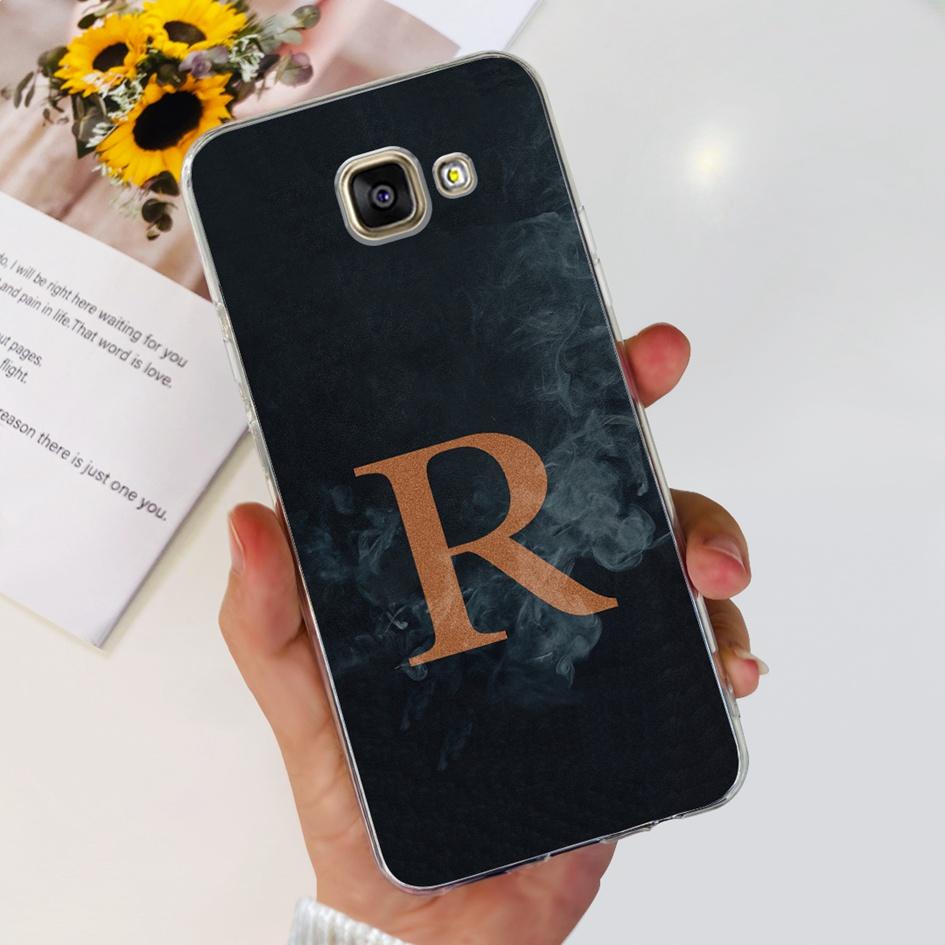 For Samsung Galaxy A3 2016 Case A310F A310M A310Y Silicone Cover Cute Letters Flower Clear Funda For Samsung A3 2017 A320F Coque
