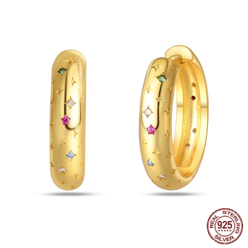 Настоящие серьги-звезды из стерлингового серебра 925 пробы для женщин, сверкающие циркониевые серьги-гвоздики, роскошные изысканные помолвочные свадебные украшения, подарок для девушки