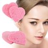 10 шт., инструмент для снятия макияжа в форме сердца, очищающая губка для мытья лица, сжатая губка для путешествий