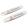 2pcs Car Fender Side Sticker Decal Badge for Mitsubishi RALLIART L200 Outlander ASX Lancer Pajero Eclipse Galant Accessories AJ3