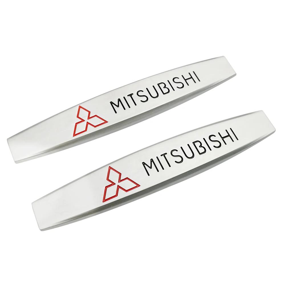 2pcs Car Fender Side Sticker Decal Badge for Mitsubishi RALLIART L200 Outlander ASX Lancer Pajero Eclipse Galant Accessories AJ3