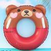 1 шт., кольцо для плавания с утолщенной ручкой в ​​виде медведя, детское водное игровое сиденье, плавающие безопасные надувные водные игрушки
